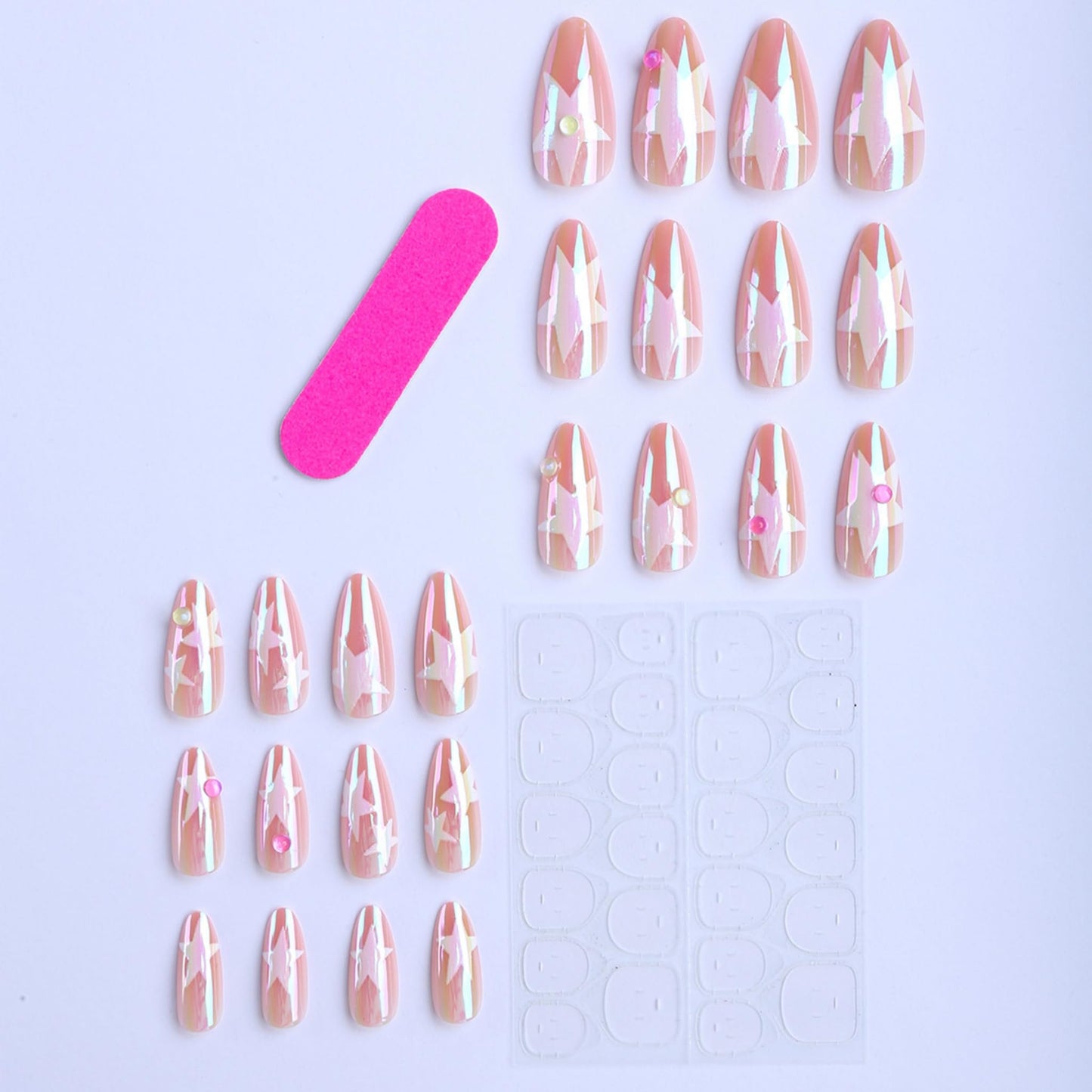SEENEEY Press On Nails FT036, Nails 014