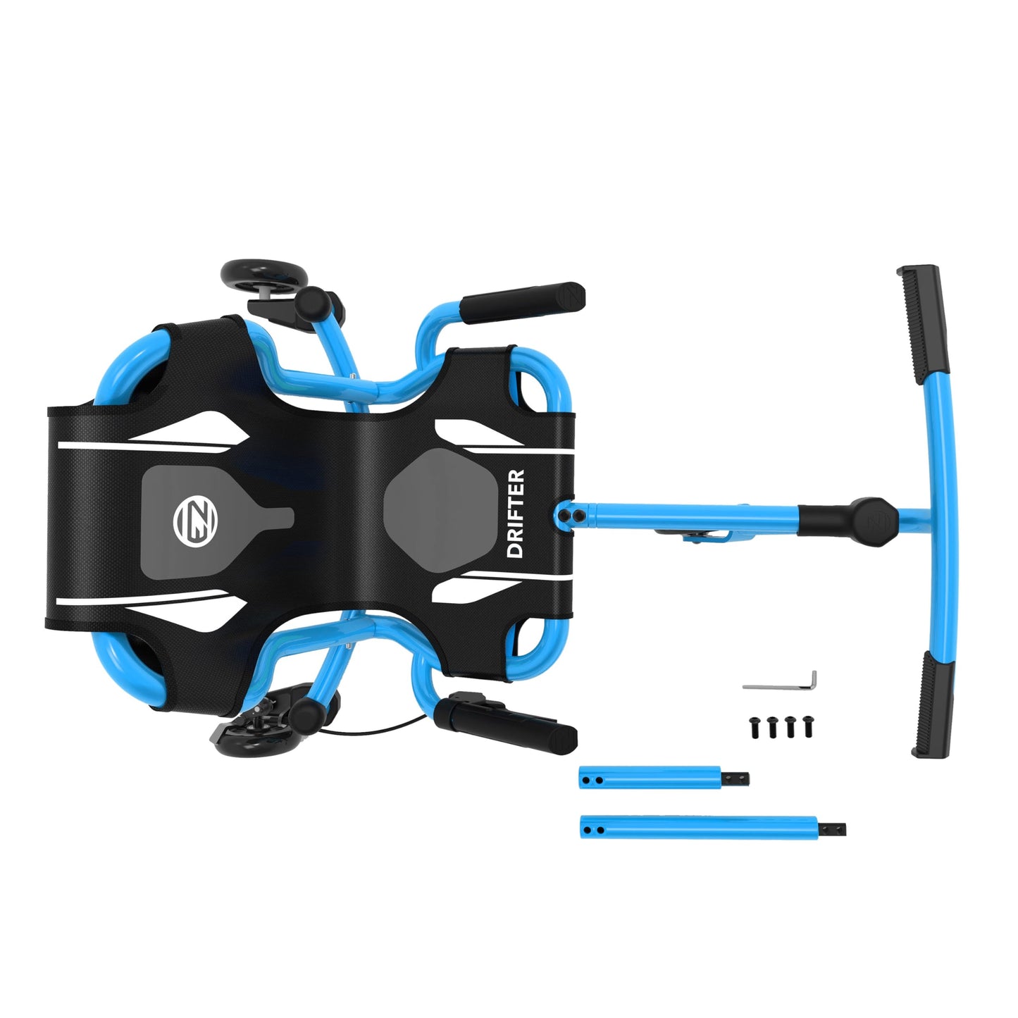 EzyRoller Drifter X Ride On Toy for Kids, Ages 4-12, Up to 154 lbs - Blue