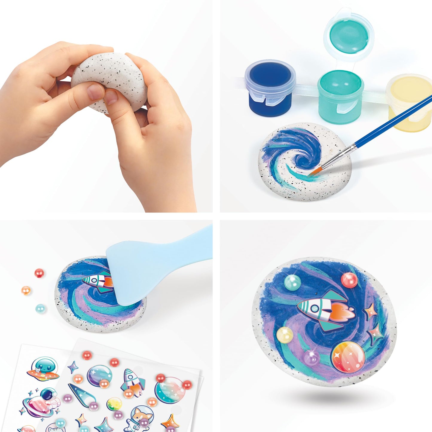 Make It Real Rock Dough Cosmic Creations Rock Molding Air-Dry Clay