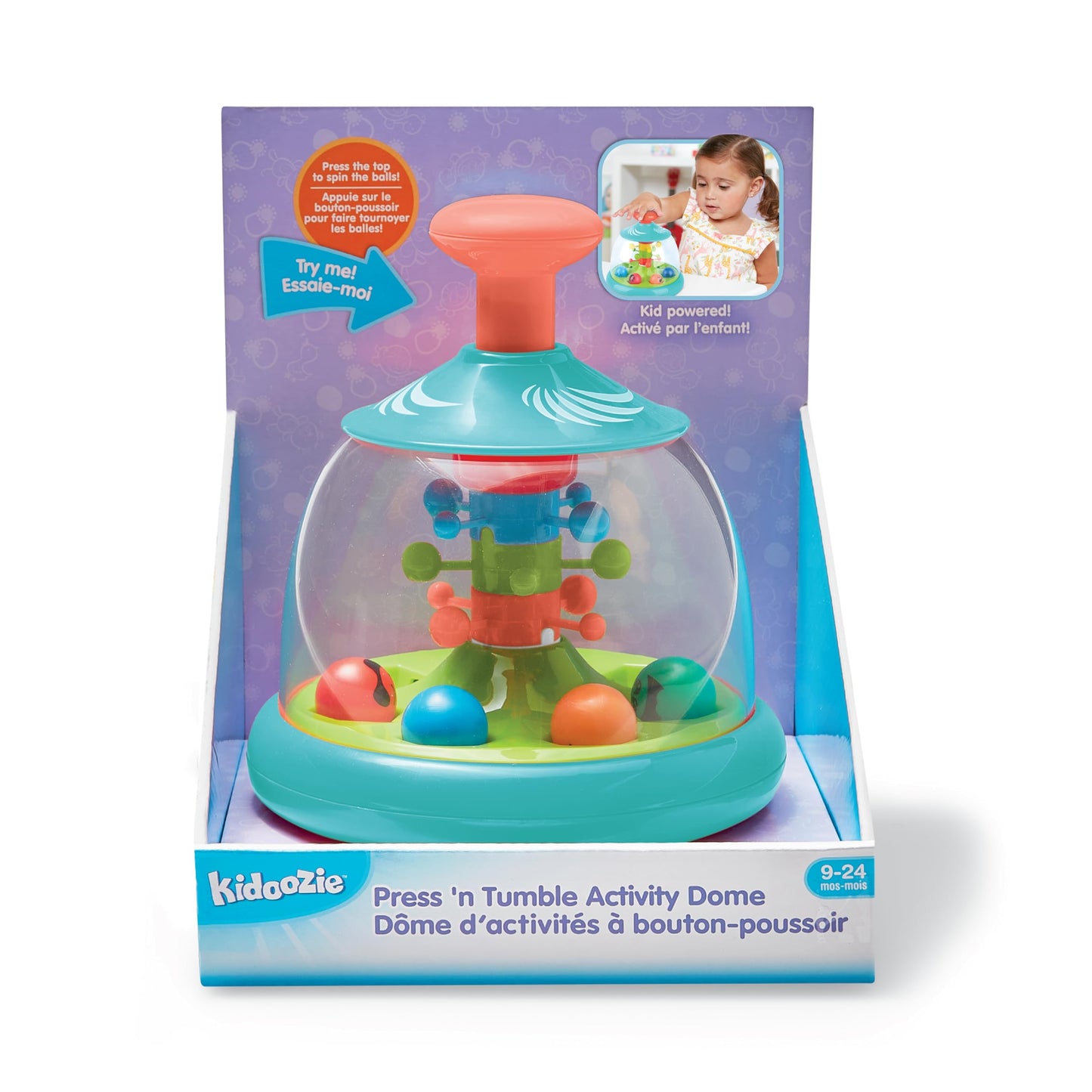 Kidoozie Press 'N Tumble Activity Dome - Fun-Filled Sensory Play for Babies 9-24 Months!
