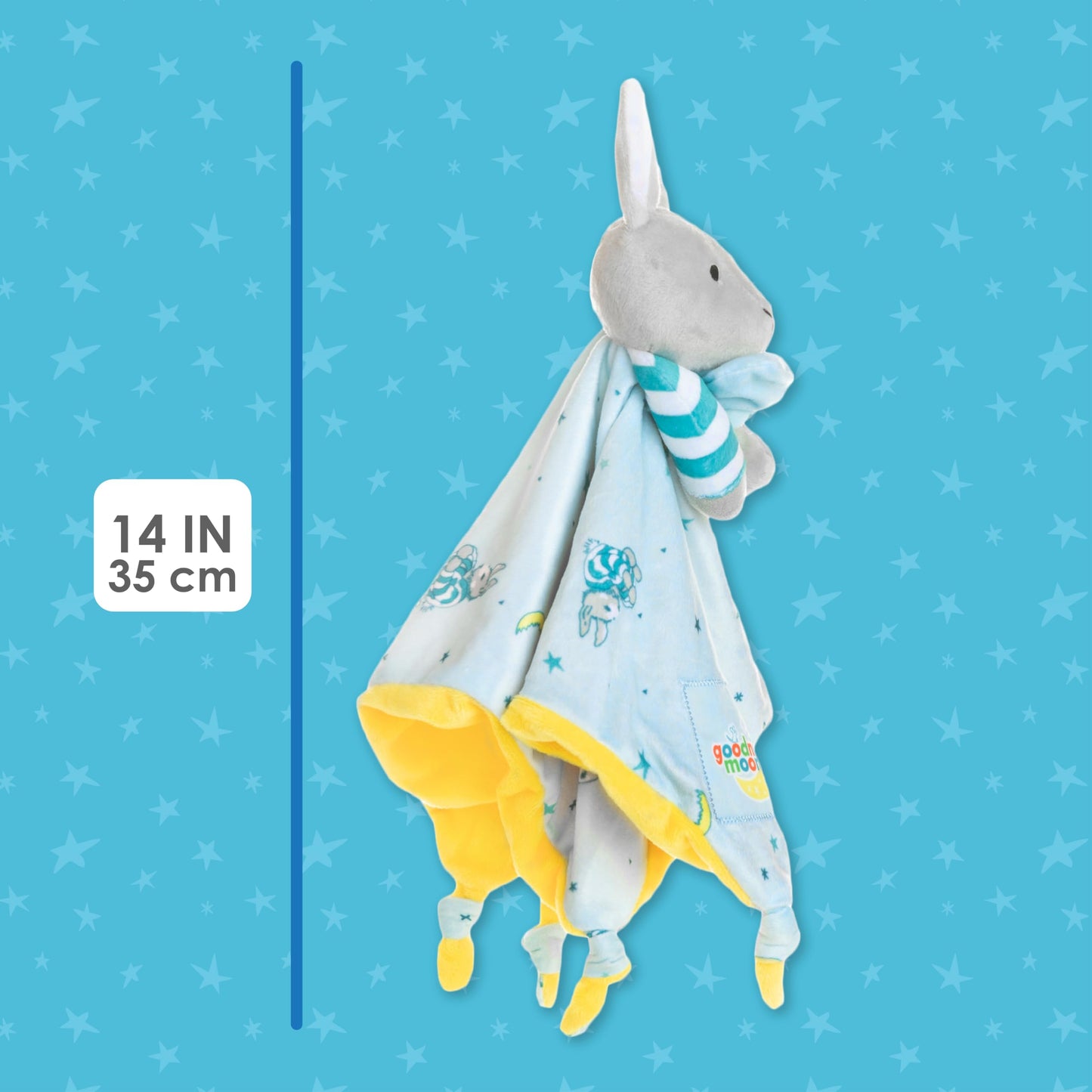 Goodnight Moon Bunny Plush Stuffed Animal Snuggler Lovey Security Blanket