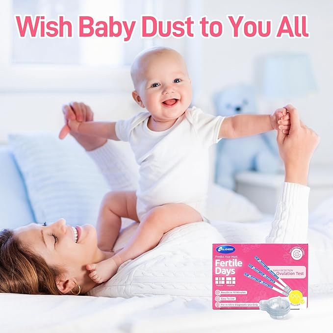 Ovulation Test Strips 40 and Pregnancy Tests 50, HEAL-CHECK Bulk Ovulation Predictor Kit for Women TTC, Over 99% Accuracy, Easy to Use at Home, Individually Wrapped, FSA HSA | 40LH+50HCG+90 Urine Cup