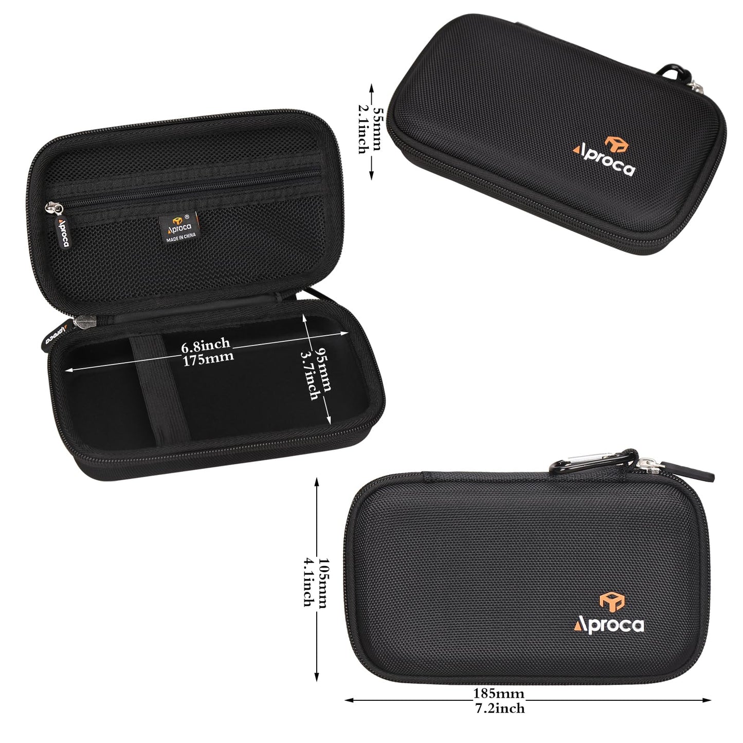 Aproca Case Compatible with Morfec Power Bank Fast Charging 50000mAh 22.5W Portable Charger, Portable Hard Storage Bag for Accessories (Case Only)