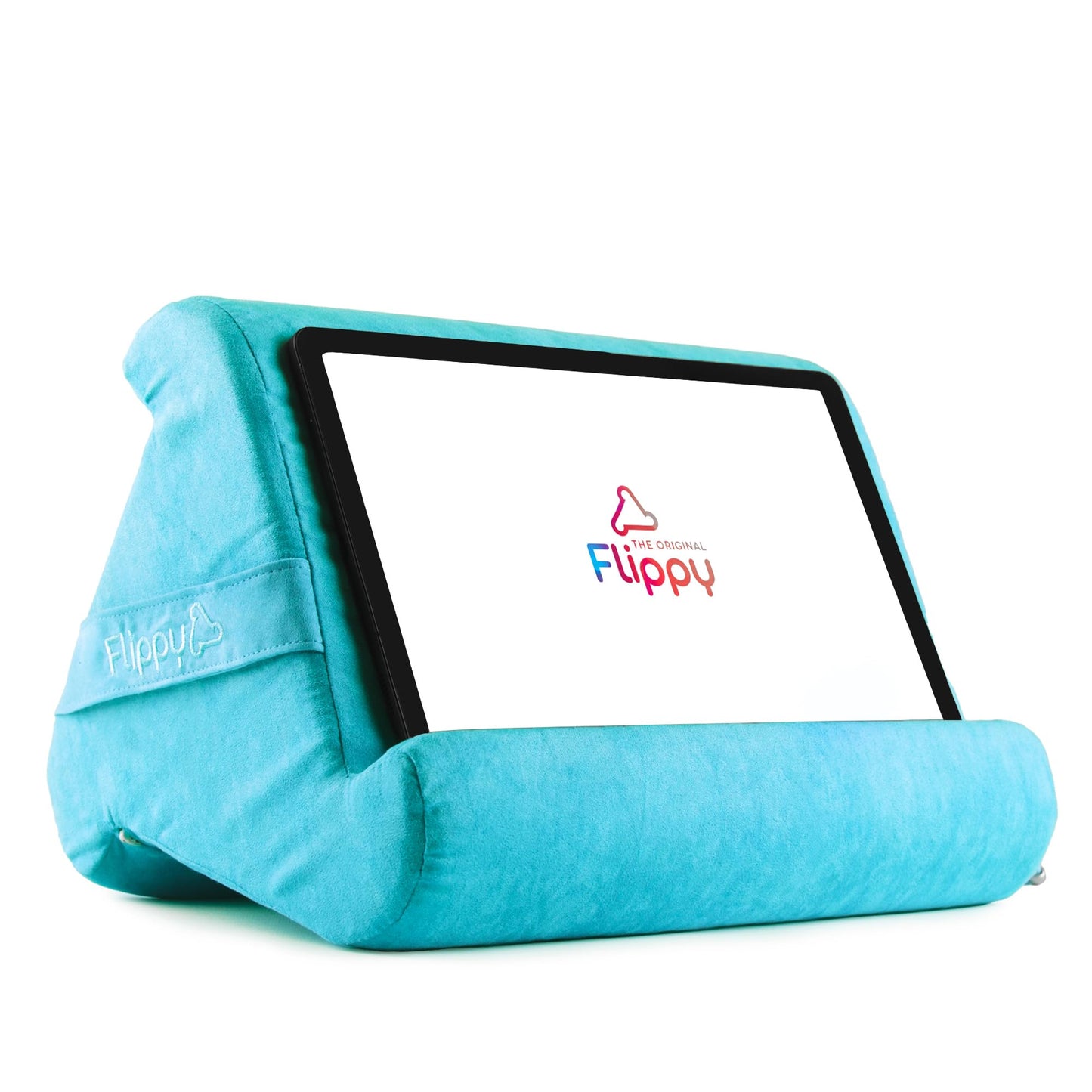 Flippy Original Tablet Pillow Stand & iPad Holder, Gift for Book Lovers & Readers, Multi-Angle Stand with Storage for Lap, Desk & Bed, Compatible with Kindle, Fire, iPad & Samsung, I Wanna Go to Miami