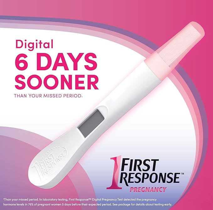 First Response Gold Digital Pregnancy Test, 4 Pack