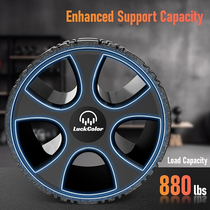 Back Roller Wheel for Deep Tissue Massage,Yoga Wheel for Back Pain & Stretching, Comfy Deep Tissue Massage Roller for Back,Spine Alignment & Tension Relief