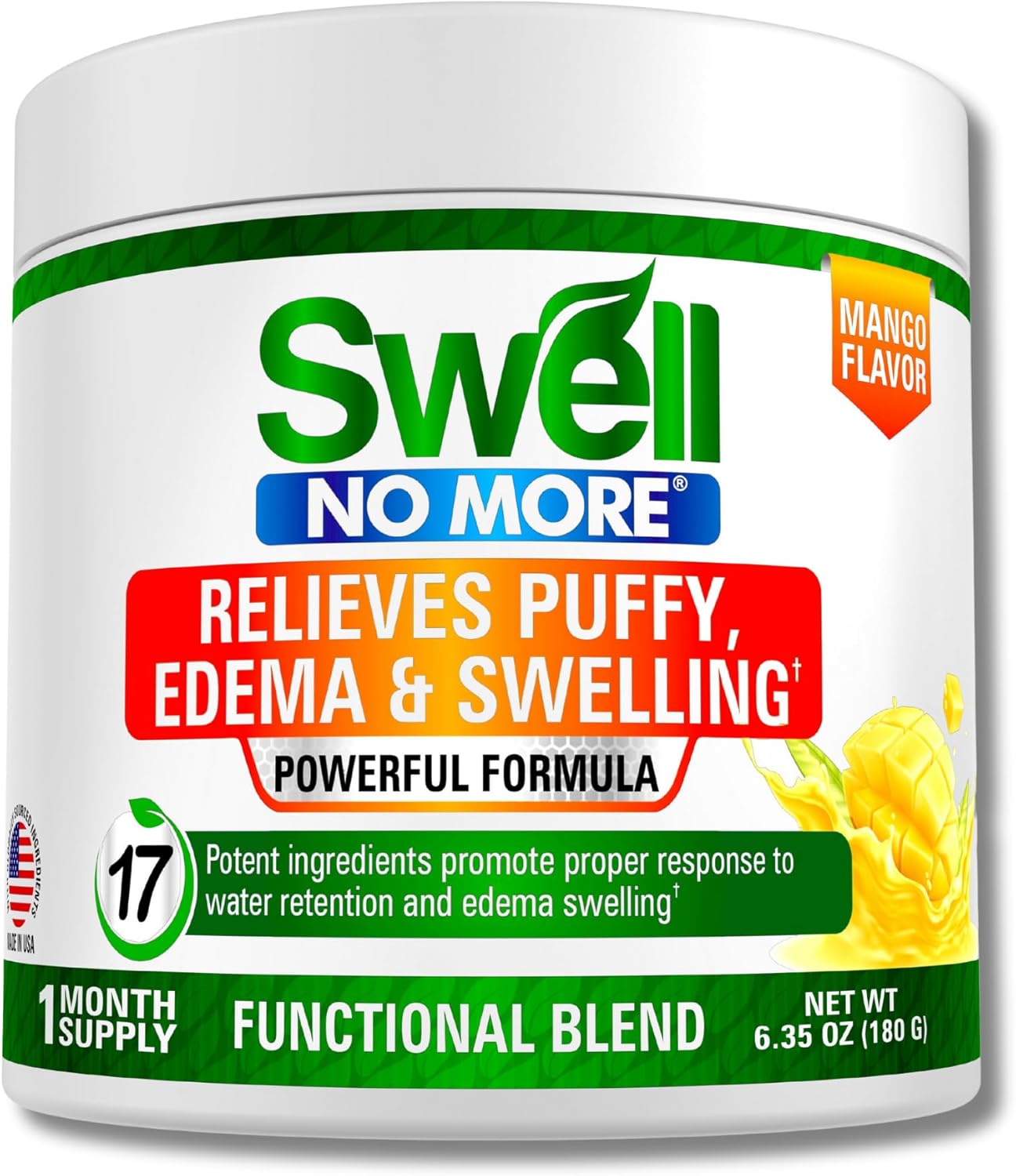 Swollen Feet and Ankles? Reduce Swelling Legs, Edema Relief for Legs, Edema, Ankle Swelling Relief, Water Pills for Swollen Legs, Anti Bloat, Puffy Face Reducer, (3)