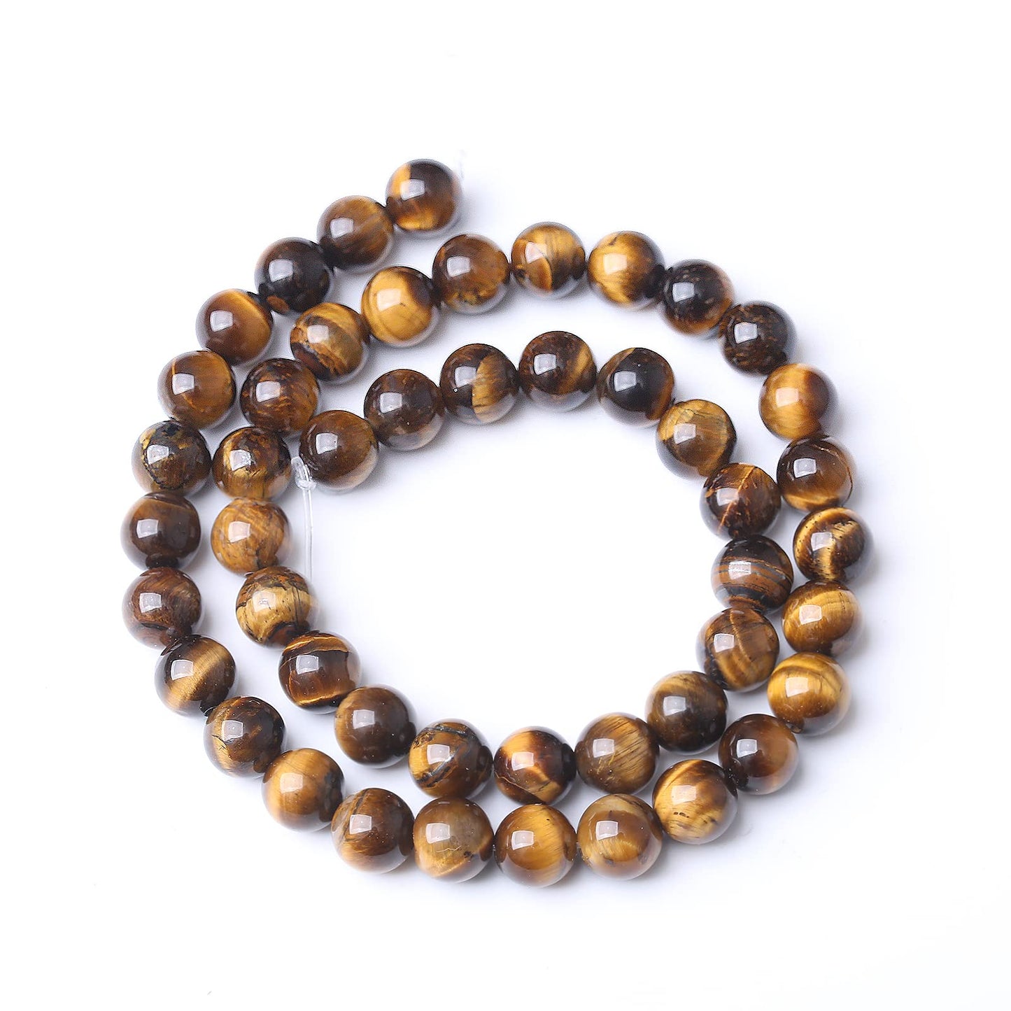 4mm 90pcs AAA Yellow Tiger Eye Gemstone Beads Natural Round Loose Crystal Energy Stone Healing Power for Jewelry Making 1 Strand 15" (4mm, Yellow Tiger Eye Stone)