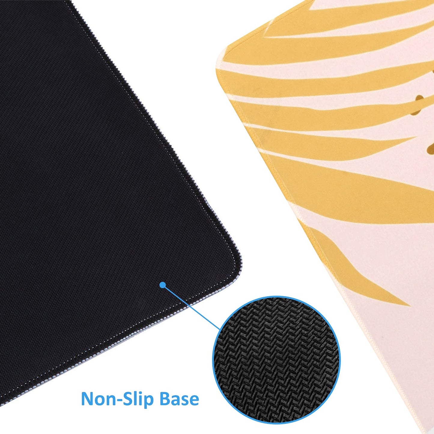 iCasso Desk Mat, Extended Gaming Mouse Pad (35.4x15.7 in), & Compatible with MacBook Air 13 Inch Case 2020 2019 2018 Release A2337 M1/ A1932/A2179 with Retina Display Touch ID-Molandi