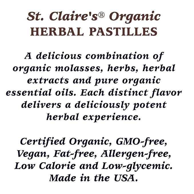 St. Claire's Organic Herbal Pastilles, (Coffee, 27 Ounce Refill Bag) | Gluten-Free, Vegan, GMO-Free, Plant-based, Allergen-Free | Made in our Allergen-Free facility