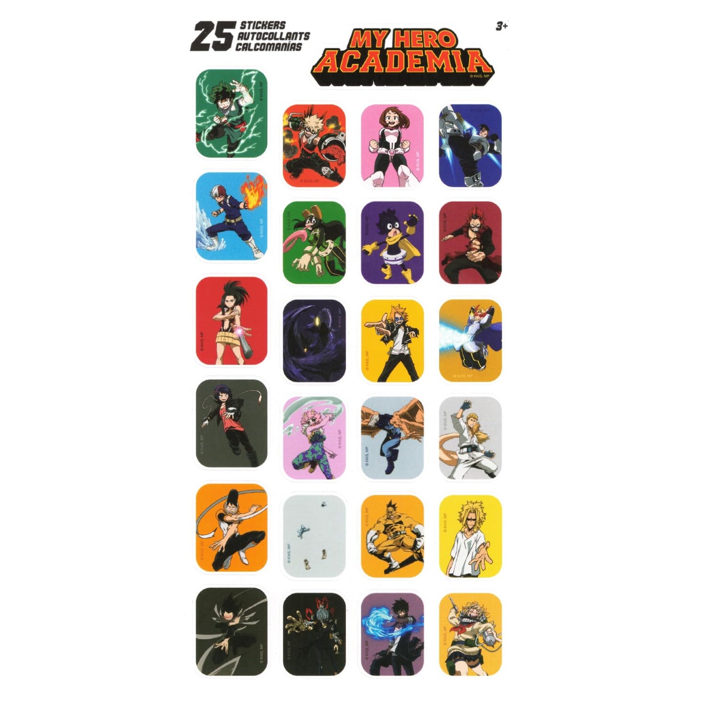 My Hero Academia 3 Pack Lanyard Blind Bag Set - ID Holder, Charms, Stickers & Bookmark - Officially Licensed - Perfect for Comic Con & Events