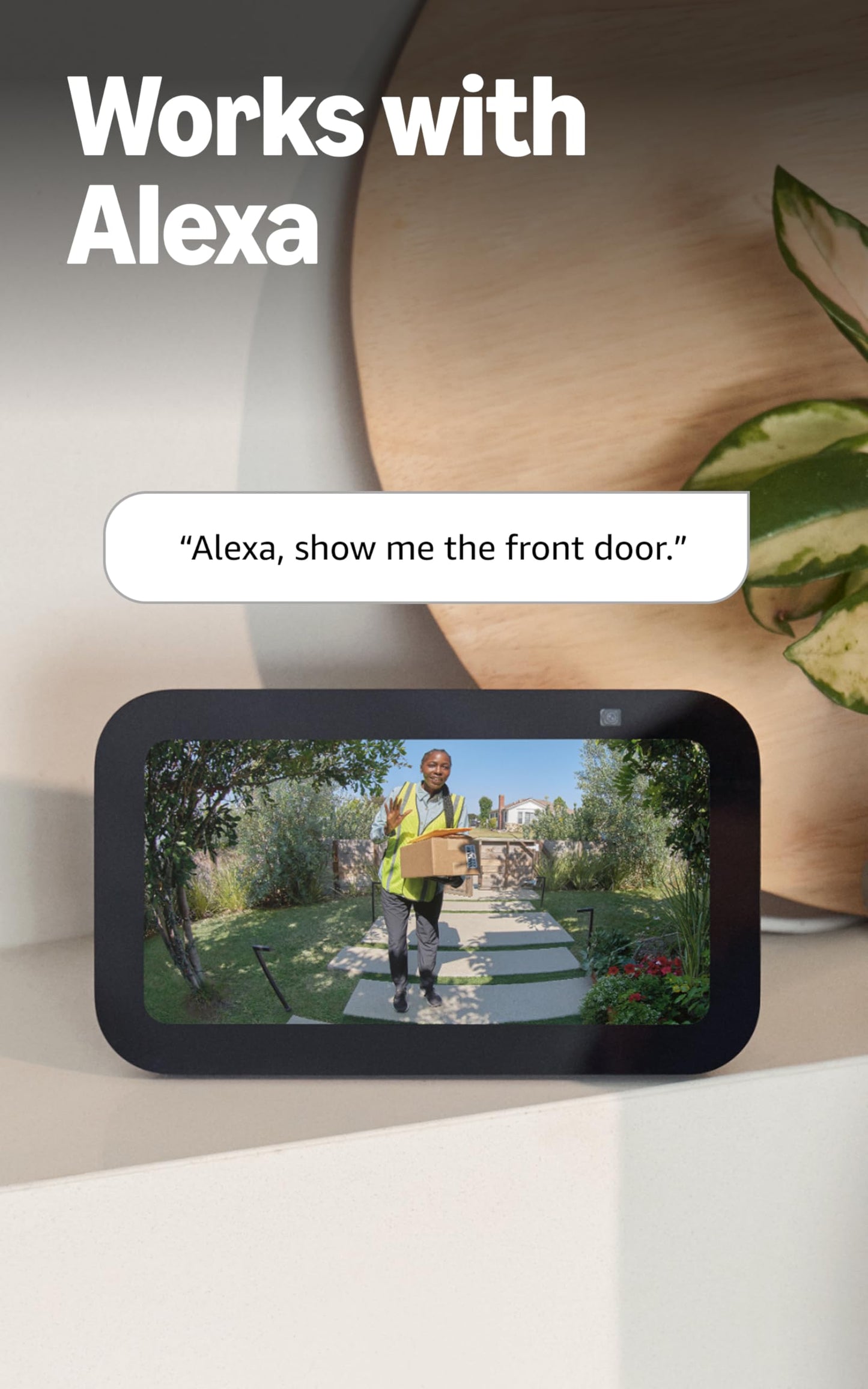 Ring Battery Doorbell, Home or business security with Head-to-Toe video, Live View with Two-Way Talk, and Motion Detection & Alerts, Venetian Bronze