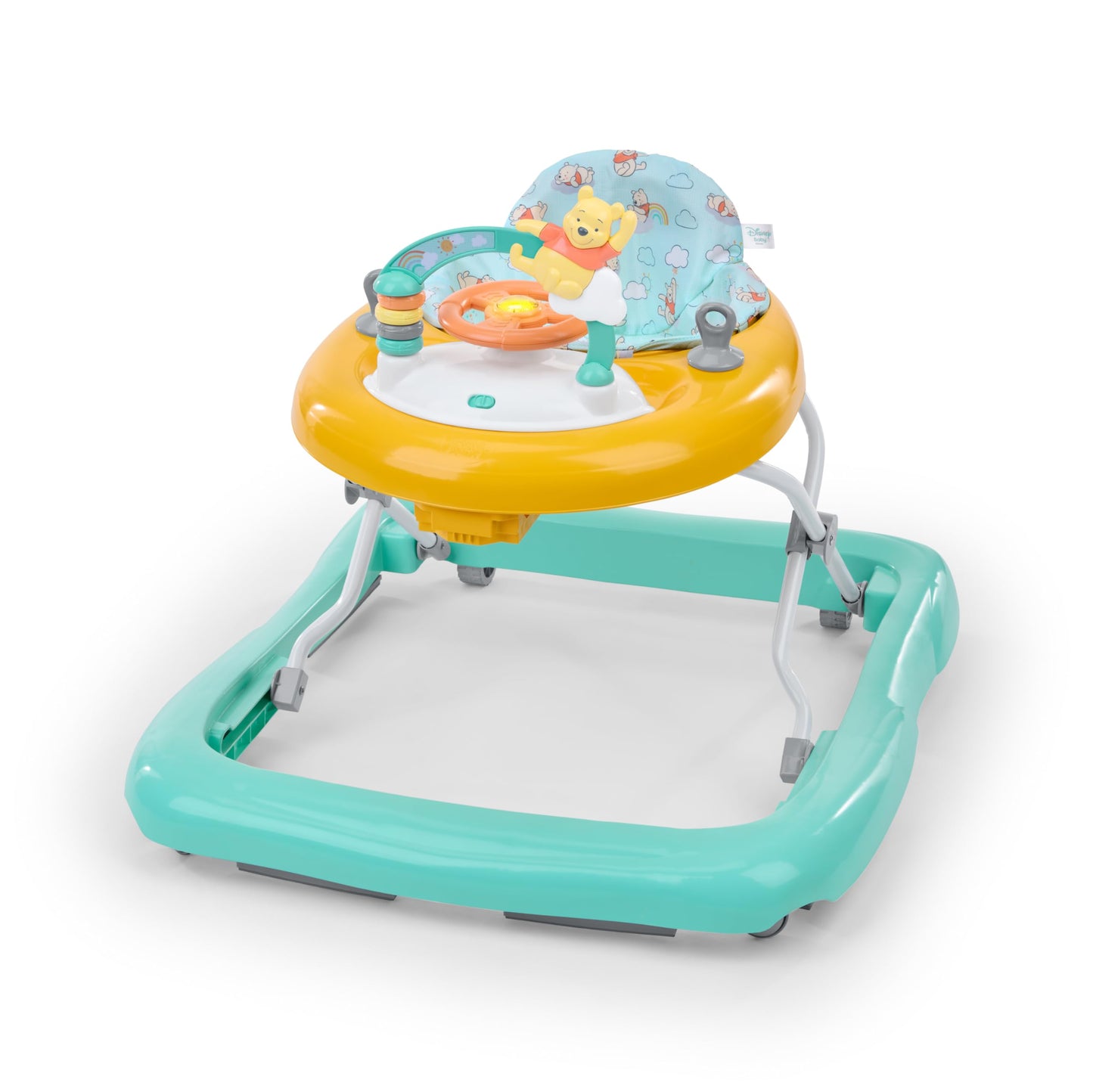 Bright Starts Disney Baby Winnie The Pooh Once Upon a Walk Activity Walker, 2 Ways to Play, Unisex, Ages 6 Months+