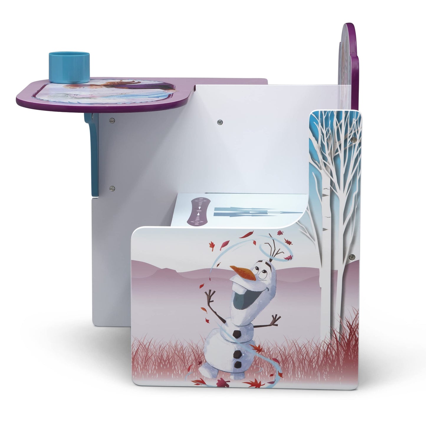 Delta Children Chair Desk with Storage Bin, Disney Frozen II