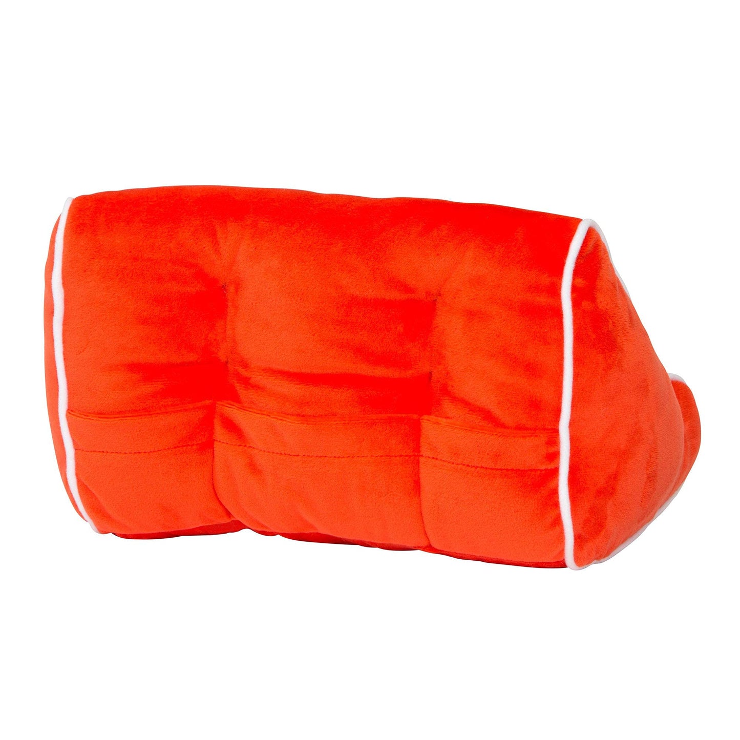 Gifts for Readers & Writers Tablet & Book Stand, Soft Reading Pillow, Book Holder with Pockets for Storage, Suitable for eReader/iPad/Kindle or Galaxy Devices, Book Couch Red