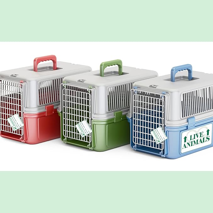 Eaasty 23 Pcs Live Animal Stickers Pet Travel Kit for Airline Cargo Crates