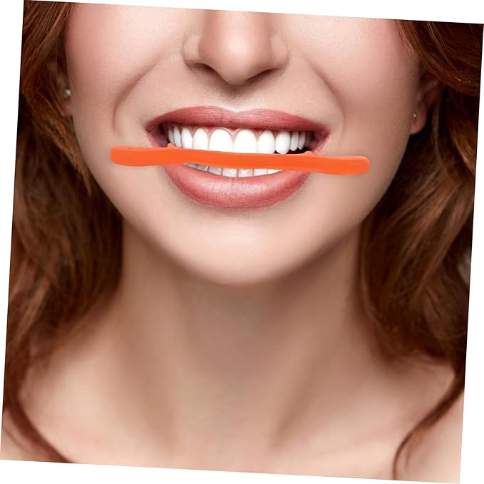 NOLITOY 3pcs Smile Practice Tool Silicone Speech Stutter for Facial Muscle Strengthening Easy Use Lip Trainer for Pronunciation and Face Portable Design