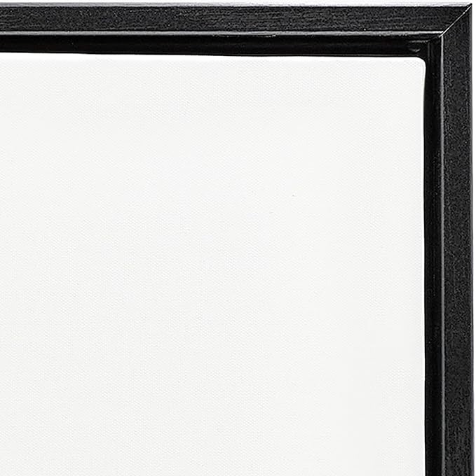 Stupell Industries Abstract Mindfulness Exercise Framed Floater Canvas Wall Art Design by Tim Parker, Black Floater Frame, 31 x 25