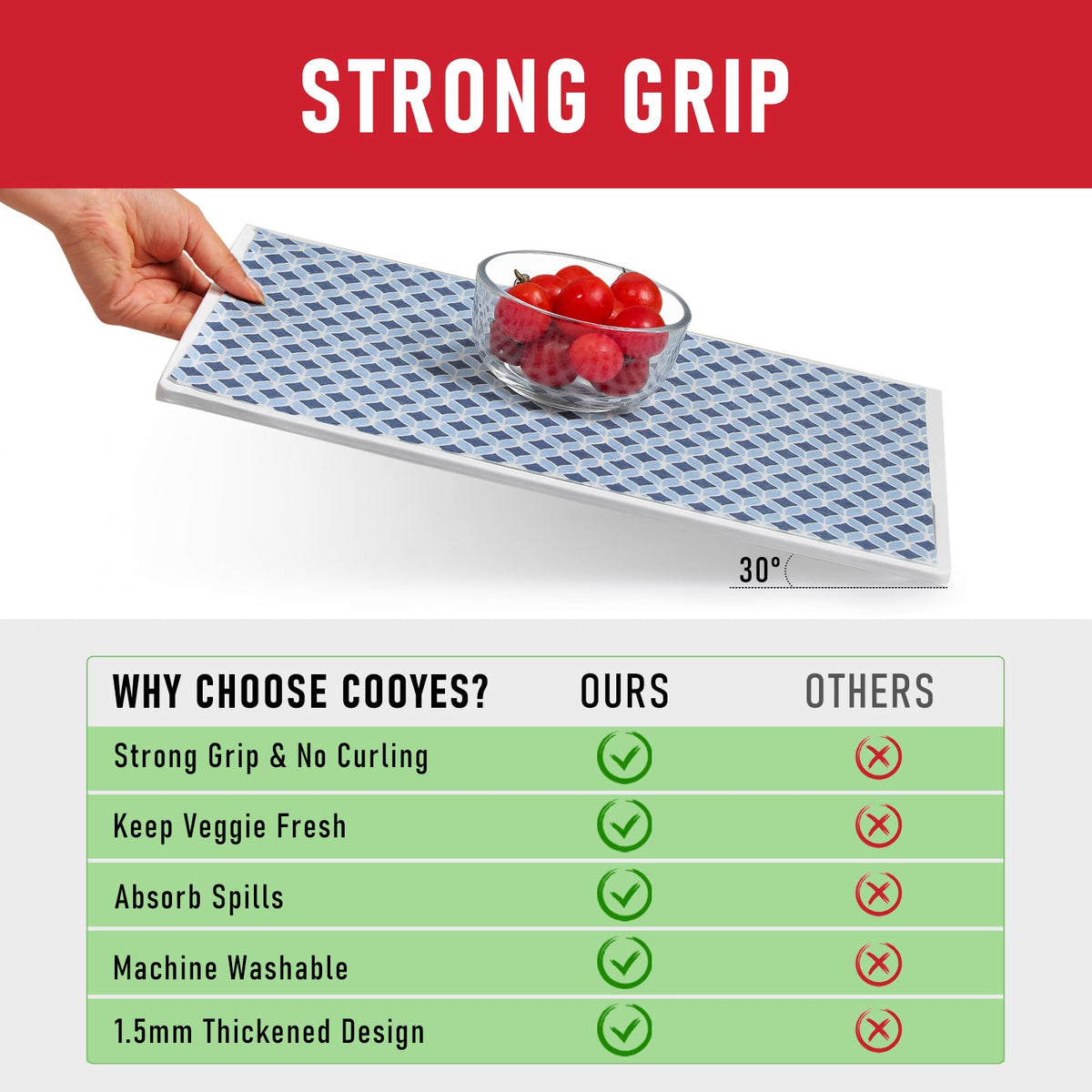 12 Pack Cloth Shelf Liners 17.7" × 24"