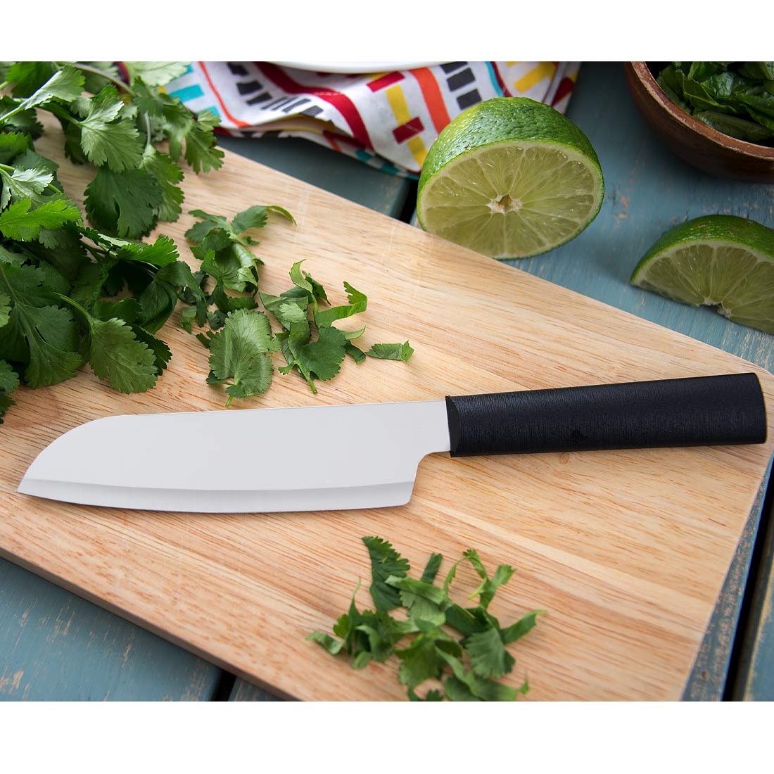Rada Cutlery The Starter Gift Part 2 Gift Set (G248), 7-Piece Knife Set, Stainless Steel Blades, Black Handle