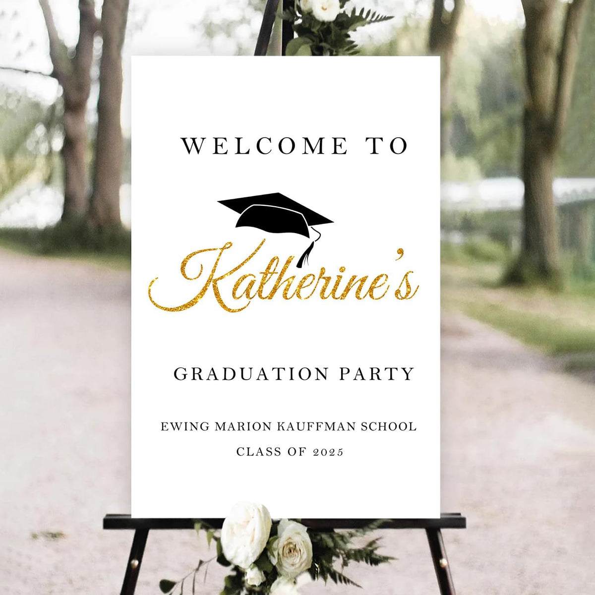 Graduation Sign, Graduation Yard Signs, Graduation Decor 2025, Welcome Congratulations Celebration, High School College Graduation 2025, Graduation Party Decorations