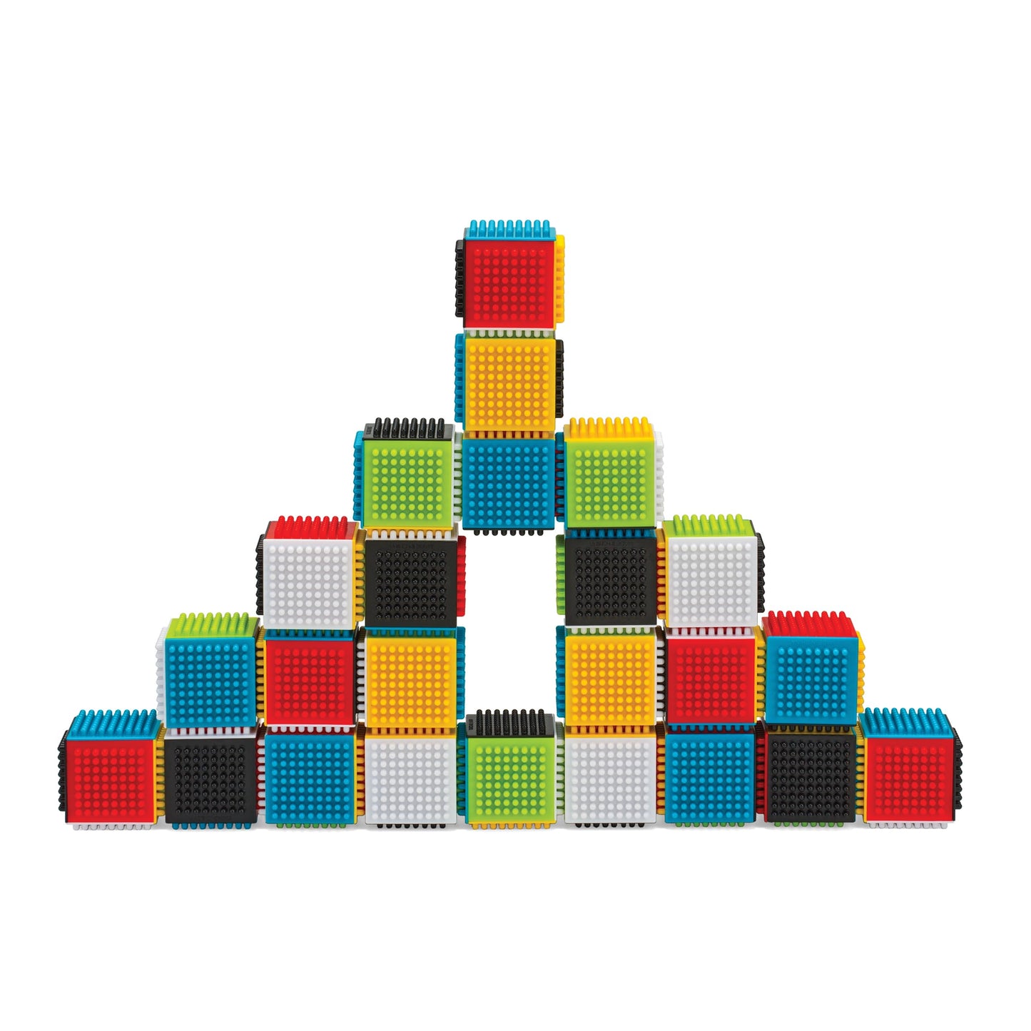 Infantino Building Blocks Set, Soft 12-Piece & Interlocking 24-Piece for Babies & Toddlers