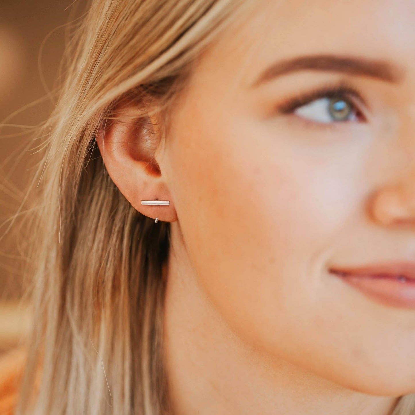 Half Hoop Earrings 925 Sterling Silver Huggie Hoop Earrings Tiny Hugger Hoop Earrings for Women Hug Huggie Earrings