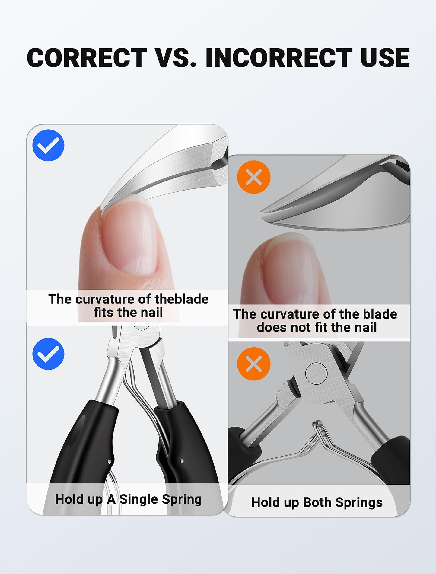 MERDTTES Toenail Clippers for Seniors Thick Toenails, Sharp Ingrown Toenail Clippers Nail Cutter Long Handle with Wide Jaw for Thick Nails, Heavy Duty Large Toe Nail Clipper Set for Men & Women,7 Pcs