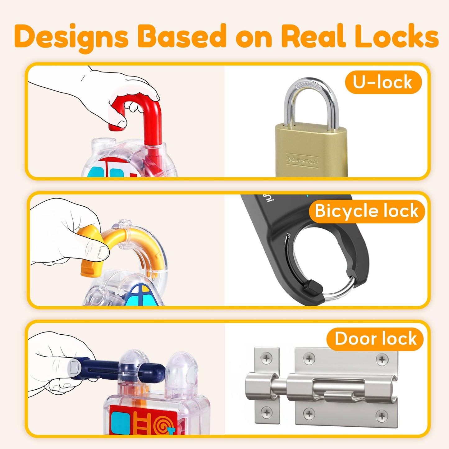 iPlay, iLearn Toddler Lock Key Toy, Montessori Learning Sorting Matching Toy, Baby Fine Motor Development, Infant Activity Push Car, Educational Birthday Gift 12 18 Month 1 2 3 Year Old Kid Boy Girl