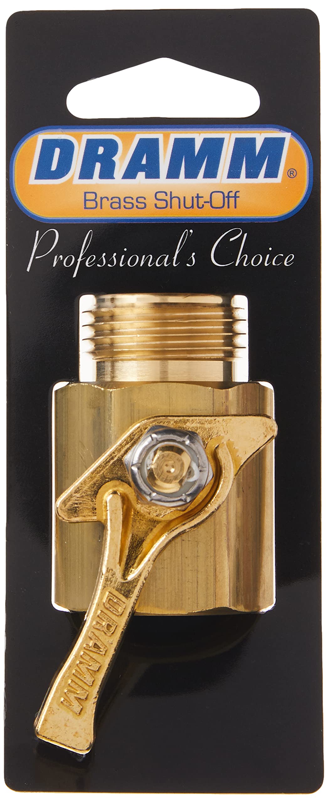 Dramm 12353 Heavy-Duty Brass Shut-Off Valve