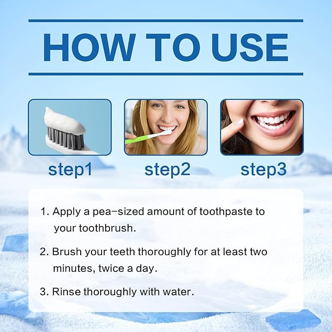 2Pcs Hydroxyapatite Toothpastes, Hydroxyapatite Toothpastes for Enamel Protection and Tooth Strengthening, Gentle Mint, Fresh Breath, Daily Use for Oral Health, 4.23oz