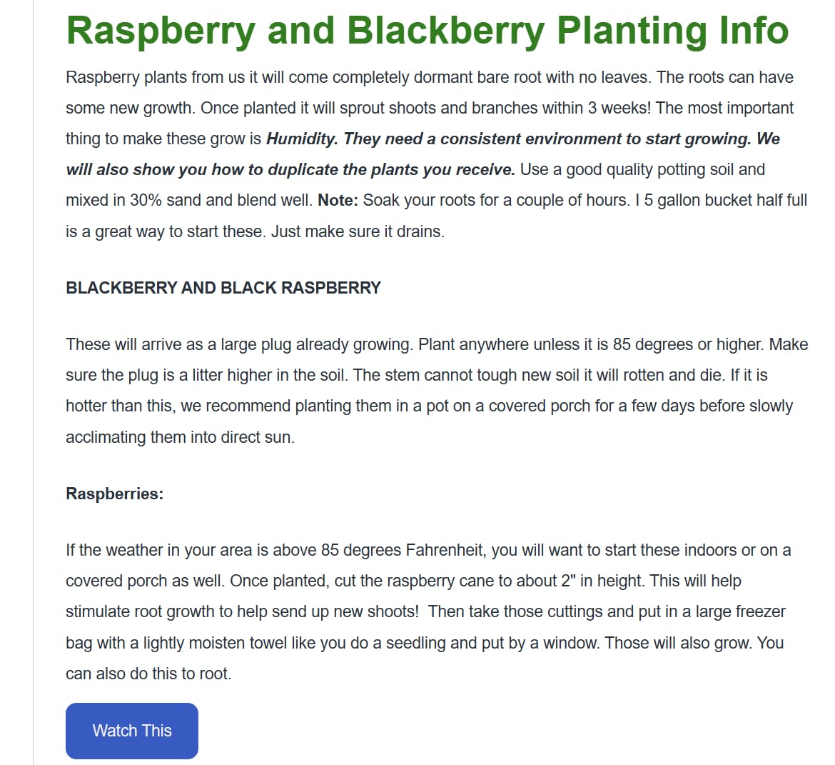 Heritage Raspbery - 2 Red Raspberry Plant - Free Plant Boost Included! Everbearing - Organic Grown