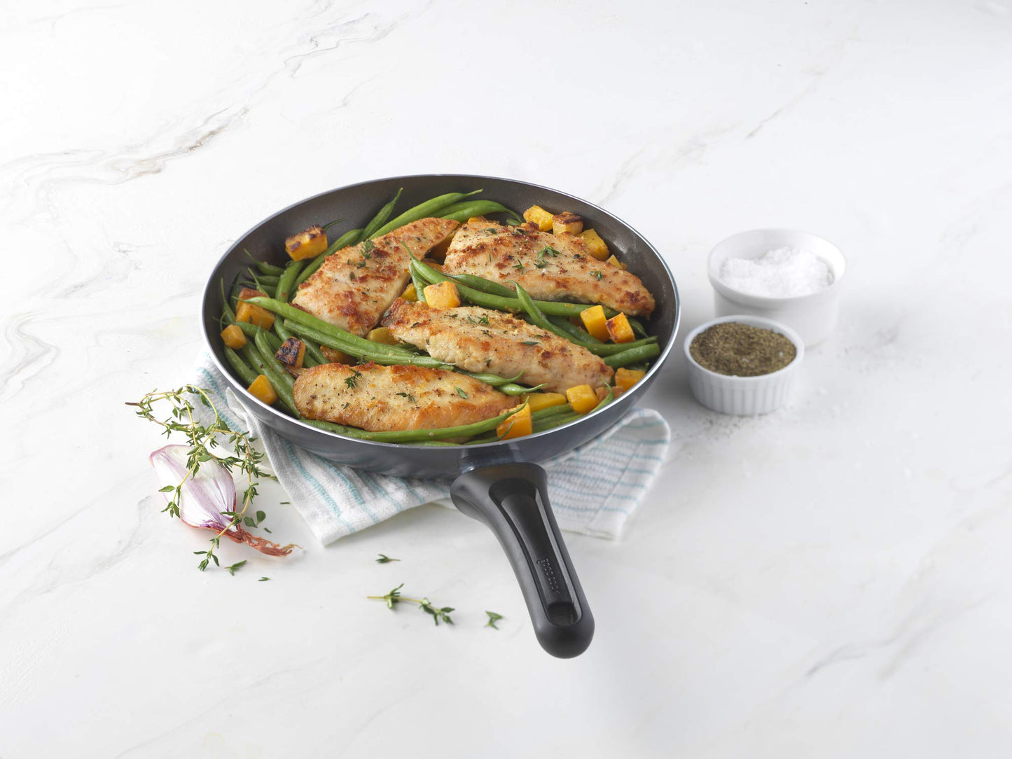 GoodCook Nonstick Sauté Pan, 10 Inch, Black
