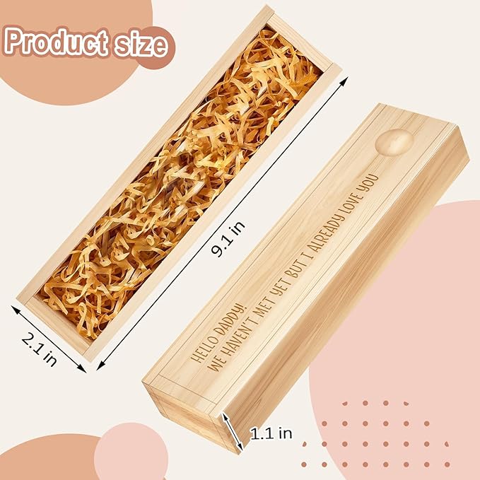 Pregnancy Announcement for Husband, Pregnancy Test Keepsake Box, Baby Announcement Reveal Gifts Ideas for Husband Grandparents Dad Aunt and Uncle