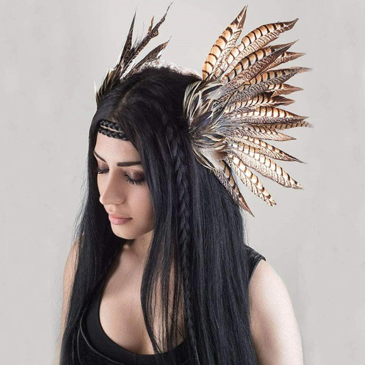 MAOFENG 12pcs Natural Feathers Female Ringneck Pheasant Tails Feathers 8-10inch 20-25cm for Crafts Wedding Party Performance Home DIY Decoration,Female Pheasant Feathers