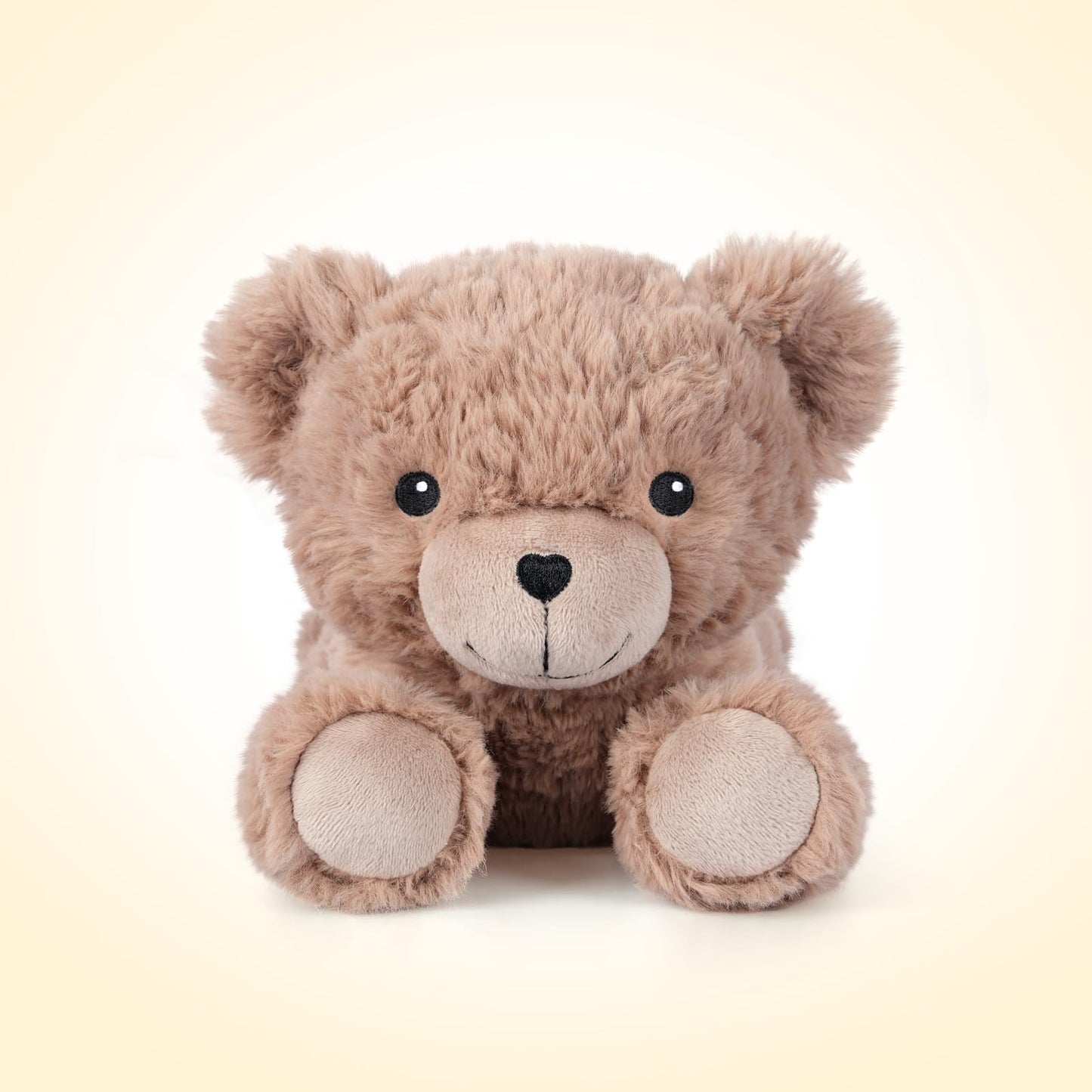 SuzziPals Heatable & Coolable Brown Teddy Bear Stuffed Animal, Microwavable Stuffed Animal Heating Pad for Period Cramps, Stuffed Teddy Bear Plush for Warmth & Comfort, Brown Bear Gifts for Kid