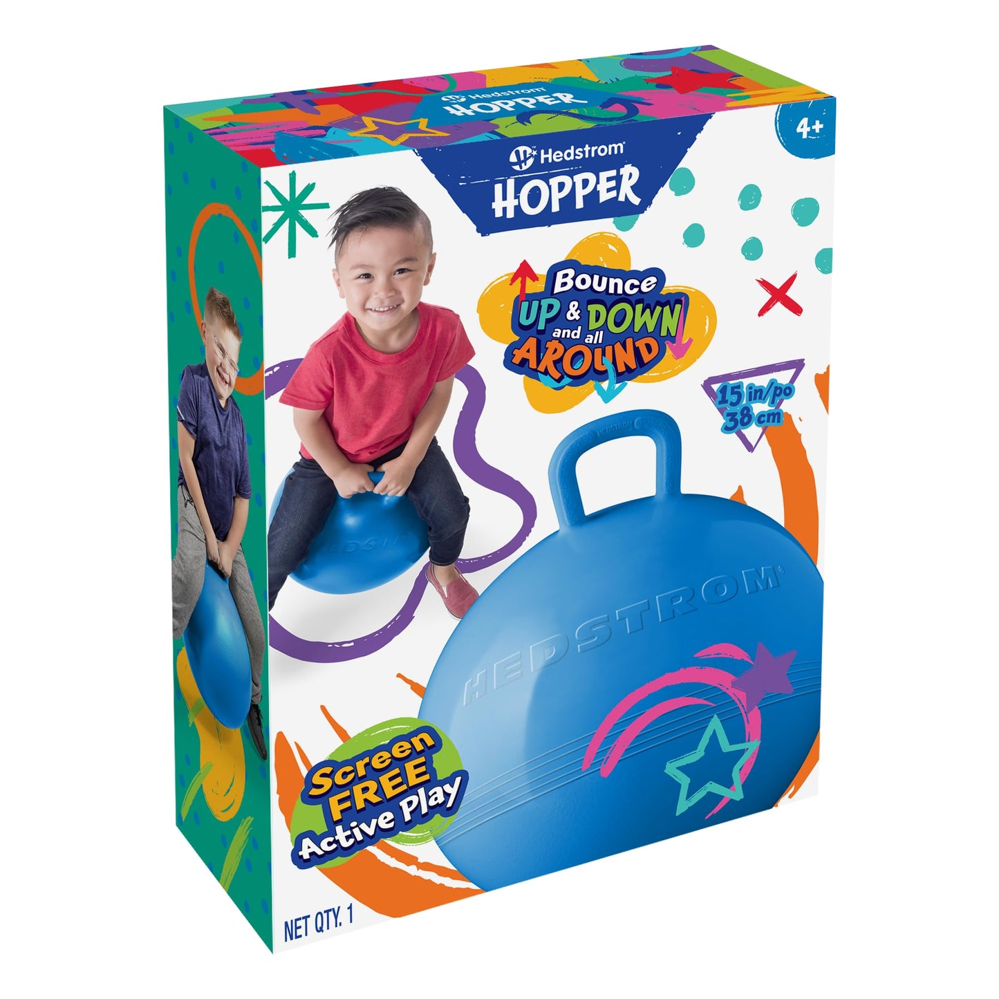 Hedstrom Blue 15" Hopper Ball