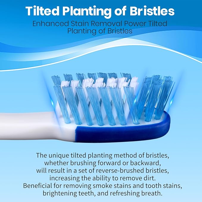 Firm Toothbrushes, Ergonomic Handle, 6 Count