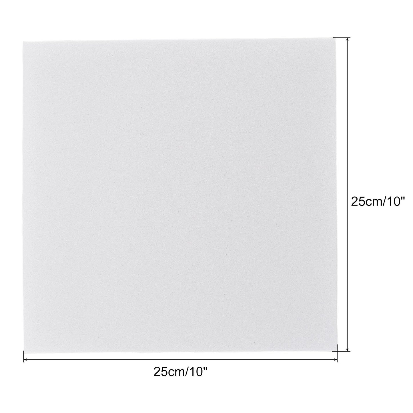 uxcell White EVA Foam Sheets 10 x 10 Inch 5mm Thickness for Crafts DIY Projects, 4 Pcs