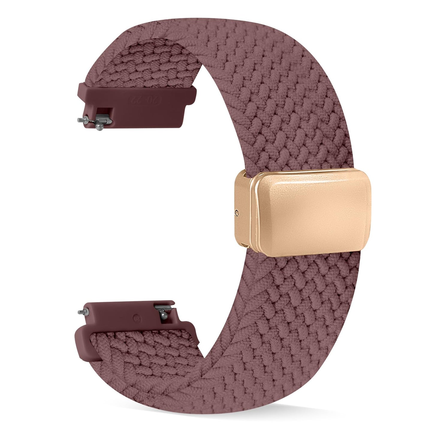 SIMYYO Nylon Magnetic Bands Quick Release Braided Nylon Watch Bands Stretchy Sport Replacement Strap for Men and Women 18mm 19mm 20mm 22mm