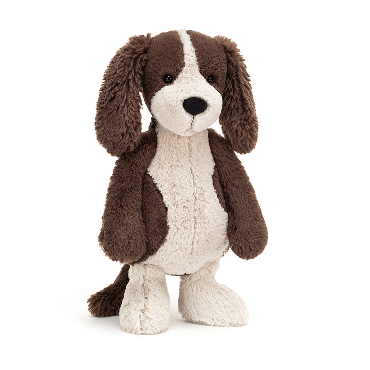 Jellycat Bashful Fudge Puppy Stuffed Animal, Medium 12” - Dogs & Puppies Plush Toy - Classic Children's Gift