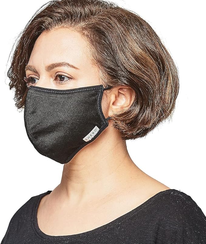 Shero Reusable Copper Infused Face Mask With Nose Wire, Washable, Breathable and Adjustable
