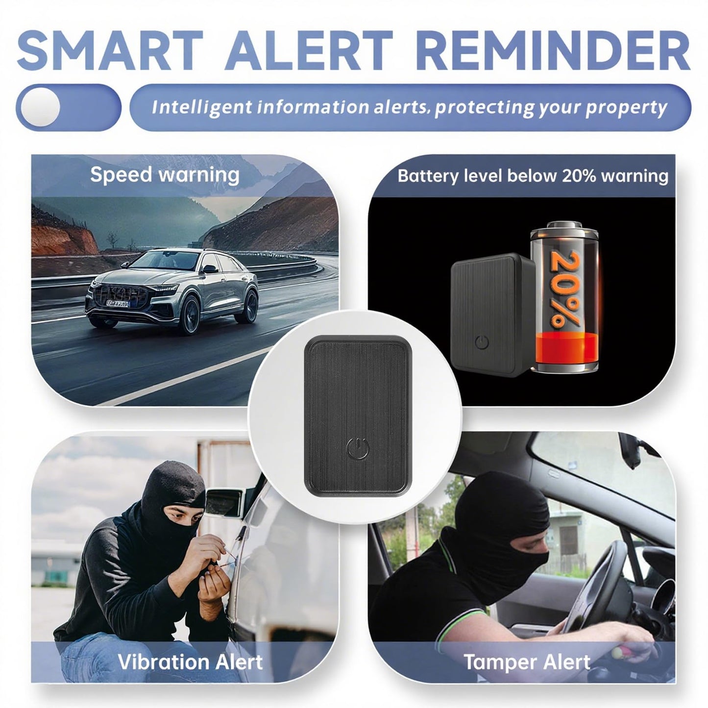 0.8 inch!Hidden Mini GPS Tracker for Vehicles Portable Real Time Magnetic Tracking Device Car Full Global Coverage Location Kids Dogs Trucks Person No Subscription Required Monthly Fee (1, Small mini)