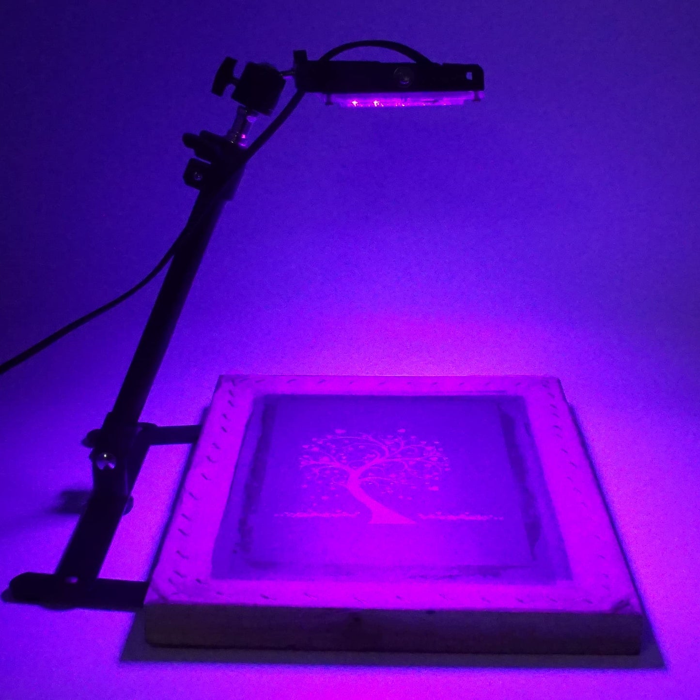 30W LED Exposure Unit for Screen Printing, Dorhui UV Screen Printing Exposure Light and Light Stand for Screen Printing Kit Photo Emulsion Kit