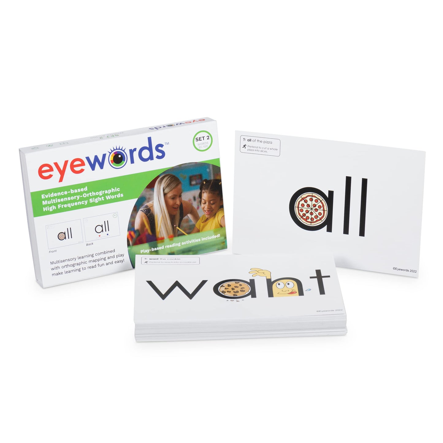 Multisensory-Orthographic High Frequency Teaching Cards Bundle, Sets 1-4, Words 1-200