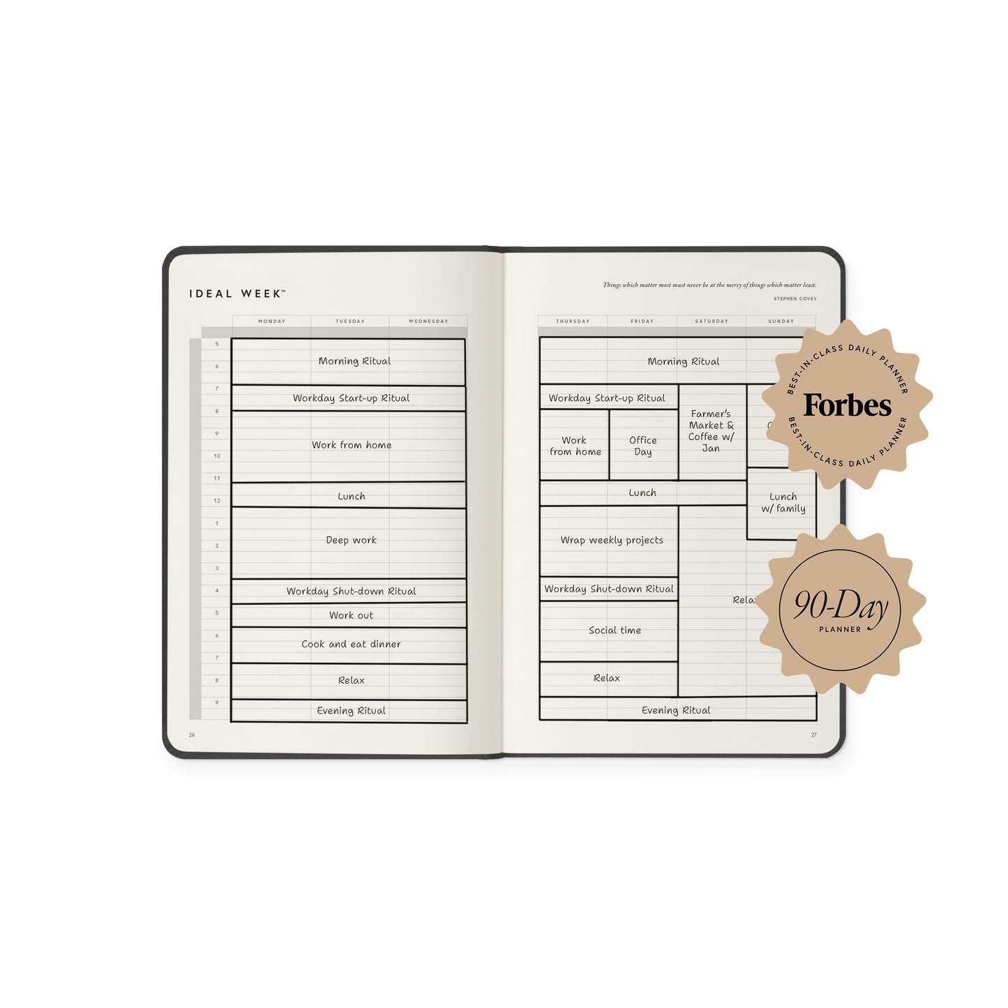 Full Focus Navy Linen Planner by Michael Hyatt - The #1 Daily Planner to Increase Focus, Eliminate Overwhelm, and Achieve Your Biggest Goals - Hardcover