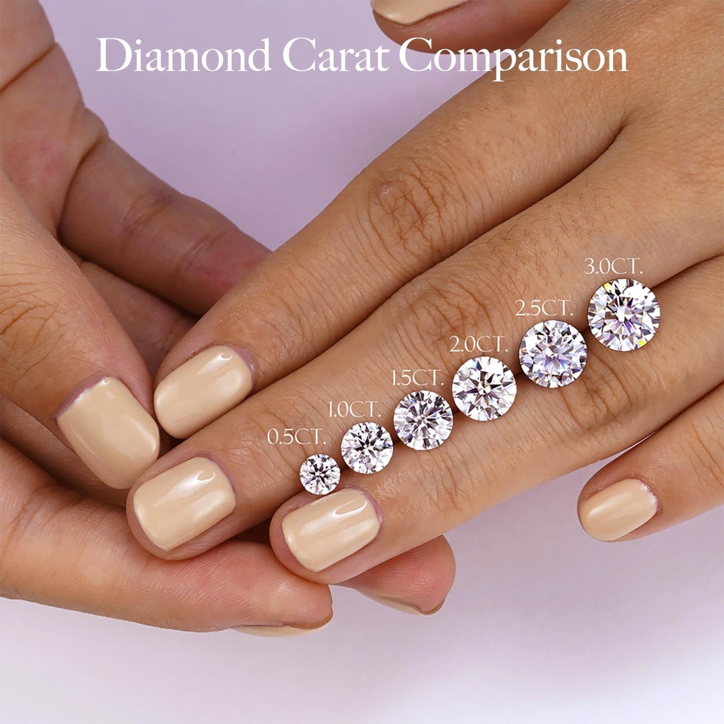 Kate Lynn Gold Rings for Women, 1CT D Color VS Clarity Lab Grown Diamond Rings, Engagement Promise Wedding Anniversary Ring