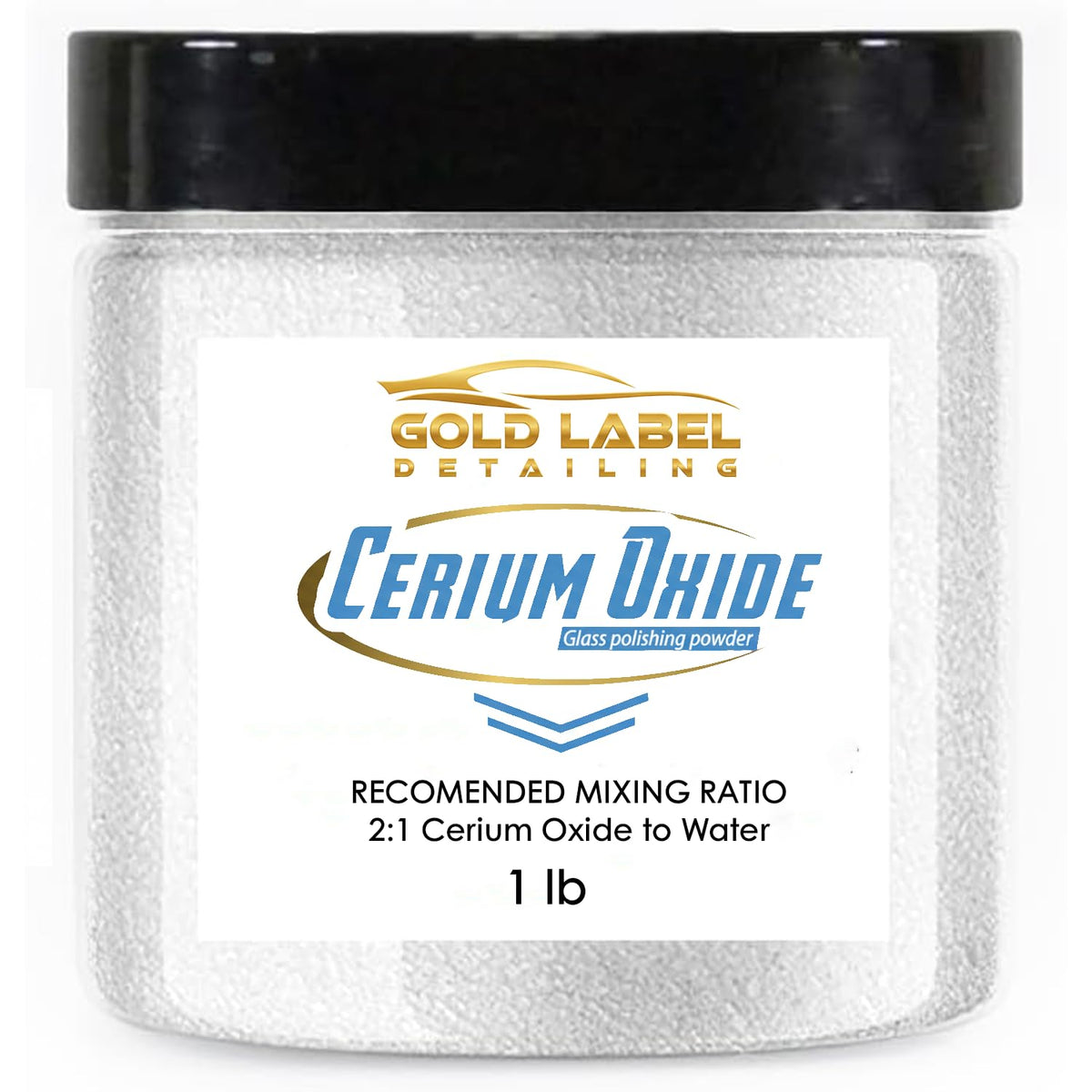 Optical Grade Cerium Oxide Glass Repair Powder 1lb Jar (16 Ounce)
