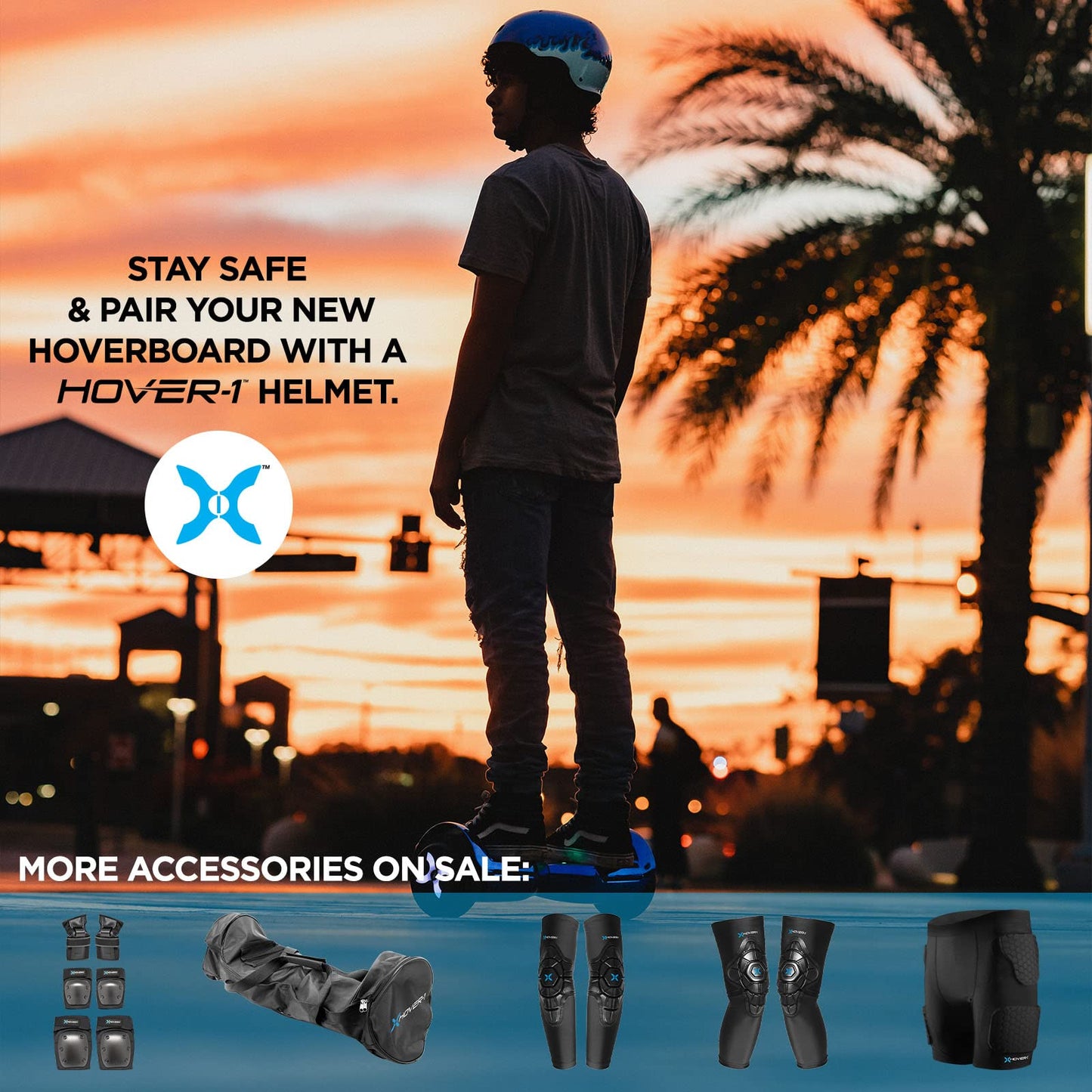 Hover-1 Drive Electric Self Balancing Scooter with 7MPH Top Speed, 3 Mile Range, Long Lasting Lithium-Ion Battery, 6 HR Full Charge, Path Illuminating LED Lights and 6.5” Wheels