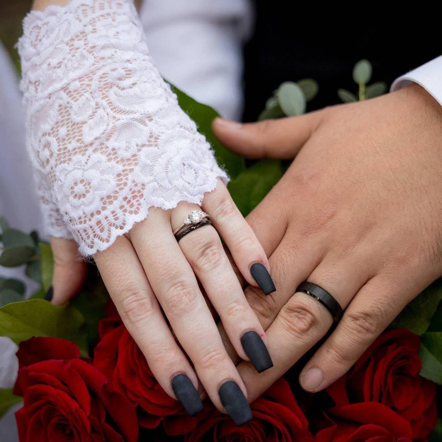 TRUMIUM 2mm Tungsten Rings for Women Men Thin Wedding Bands Engagement Promise Wedding Ring Beveled Edges Plain Domed Size 10